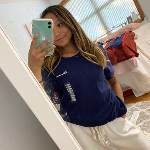 Navy Champion Boyfriend T